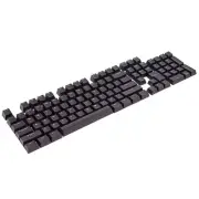 Mechanical Keyboard Keycaps, 104-Key ABS Key Caps (Black)