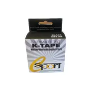 CSPORT Ultimate KTape -7M Roll - 12 rolls - Black