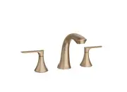 MOEN 84517BZG Findlay 8 in. Widespread 2-Handle Bathroom Faucet in Bronzed Gold