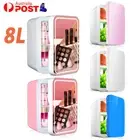 8L Beauty Portable Personal Mini Fridge, Makeup LED Mirror Cosmetic Refrigerator