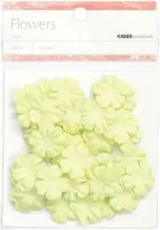 Paper Flowers, Lime, 50/pk, .2cm, scrapbook -Kaisercraft 811