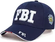 [MsLuLA] American FBI Guard Men Sports Baseball Cap Comfortable Snapback Adjustable Sports Hat for Men
