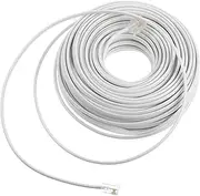 KOMBIUDA Telephone Extension Cord PC Landline Wire for Fax Machine Modem Phone High Clarity Signal for Home Office Use