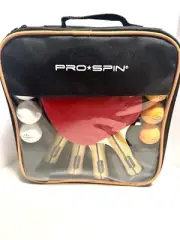 Ping Pong Paddles - High-Performance 4-Player Set with Premium Table Tennis Rack