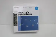 25 Lights Globe String Lights - White String - Room Essentials