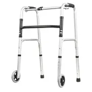 Deluxe Zimmer Frame with Wheels, Folding