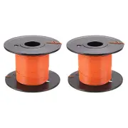 28AWG Gauge Stranded Hook-Up Wire PVC Tinned Copper Wire Spool 50m/164ft Orange