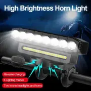 New USB Charging MTB Headlight Bicycle Light LED Bike Light Waterproof Cycling