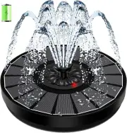 Solar Fountain Work on Cloudy Day Solar Water Fountain Faster Conversion Glass