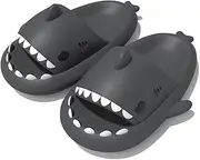 [Kapley] Sharklas, Shark Slides, Sandals, Shoes - Cartoon Design Non-Slip EVA Thickened Sole, Lightweight Unisex Beach Sandals