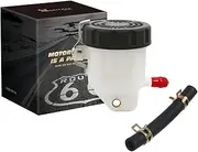 Front Brake Fluid Reservoir Oil Cup Tank Container Aftermarket Parts Replacement Compatible for Kawasaki Ninja ZX14R ZX10R ZX6R Z1000 ZX7R ZX9R ZZR600 Suzuki GSXR 600 750 1000 YZF-R1 YZF-R6