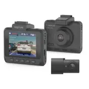 Kapture KPT-1024 FHD Front and Rear Dash Camera with 2.4" Screen Wi-Fi/GPS Logger