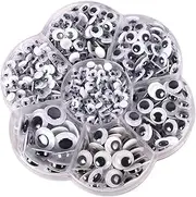 Wiggle Googly Eyes Self Adhesive Googly Eyes DIY Scrapbooking Crafts, 600 Pieces Mixed