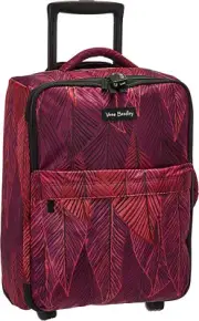 Vera Bradley Women's Softside Foldable Rolling Suitcase Luggage Banana Leaves