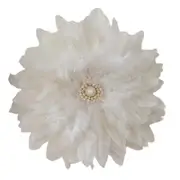 Wall Decor Handmade Anti-drop Synthetic Feather White Conch Wall Hanging Decor For Home