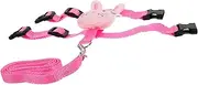 Happyyami 1Set Adjustable Animal Harness and Leash for Rabbits Ferrets Pets Comfortable Bunny Harness Kit with Durable Material for Effortless Outdoor Walks