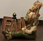 Fall Decor Halloween Scarecrow Celebrating Home - Glass