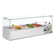 Polar G-Series Countertop Prep Fridge 5x 1/4GN - Countertop Prep Fridges (G608-A) - G608-A