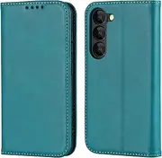 for Galaxy S23 Plus Case Leather Wallet with Credit Card Holder Cash Slot SunYoo Flip Cover Drop Protection Shockproof Stand Magnetic Folio Women Men Her Purse for Samsung Galaxy S23Plus Sky Blue