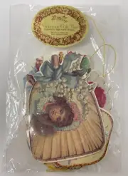 New (8) Victorian Gift Tags w/ Strings Gallery Graphics Inc. Wrapping Hand Fan