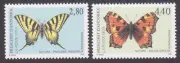 ANDORRA FRANCESA 1994 FAUNA MARIPOSAS YVERT 451/52 NUEVOS
