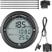 Bikes Odometer and Speedometer - Bikes Computer Dirt Bikes Speedometer with Lcd Display - Compact Cycling Electronics Wireless Speedometer for Outdoor Cycling