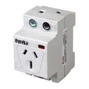 EUR-DPDGPO15 - Eureka Double Pole Din Rail 15A Single Powerpoint Autoswitch IP32