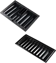 Totority 2pcs Chip Tray Chip Stand Table Thick Poker Chips Tray Poker Chip Dealer Tray Poker Chips Rack Craps Table Poker Chip Case Dealer Chip Acrylic Plastic Holder Desktop