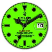 DJ Luxury Watch Face's #3 Slip Mat 7" inch Slipmat Portablism Turntable x1