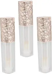 SHERCHPRY 3pcs Lip Gloss Containers Durable Reusable Empty Lip Gloss Tubes with Wand Travel and Daily Use