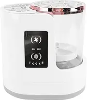USB Clear View 850RPM 2H 5H Timer Detachable Automatic Makeup Brush Drying Machine for All Size Makeup Brush and Beauty Sponge, Electric Makeup Brush Cleaner,