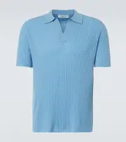 [Arch4] Arch4 Mr Timo cashmere polo sweater AU 90 blue