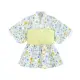 【Baby 童衣】任選 日式和服浴衣洋裝 印花圖案浴衣洋裝 60364(藍黃玫瑰)