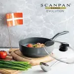 【SCANPAN】 EVOLUTION 進化系列26CM雪平不沾鍋(含蓋) 贈 高級櫸木木鏟