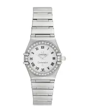 OMEGA Women's Constellation Mini Diamond Watch, Circa 1990s (Authentic Pre-Loved)