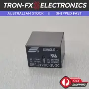1PCS SRE-24VDC-SL-2C RELAY GENERAL PURPOSE NON LATCHING DPDT 5A 24V 8 Pin