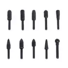 1/4 6mm Shank Rasp Drill Bit Steel Rotary Rasp File Wear-resistant