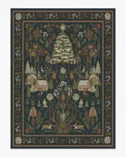 275' x 365' | Machine Washable Runner Rug | Kid & Pet Friendly | Indoor Rug | Juniper Midnight Blue Rug | Ruggable