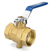 1" 1-1/4" Manual Internal Threaded Brass Temperature Gauge Ball Valves for Thermometer