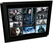 GAME OF THRONES JON SNOW SIGNED LIMITED EDITION FRAMED MEMORABILIA