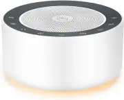 White Noise Machine with 30 High Fidelity Soundtracks, 7 Colors Night Lights, Fu