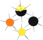 PLAFOPE 4pcs Circular Nail Dotting Tools Manicure Painting Tool Women Nail Dotting Tool Pattern Tracing Stylus Tools