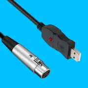 Type A USB Male To XLR Female Cable XLR Female Cable 3m/9ft Adapter Converter