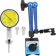 Dial Test Indicator with Magnetic Base, 0.01mm Professional Magnetic Base Dial Indicator, Universal Adjustable Flexible Magnetic Base Holder Stand Dial Test Indicator