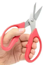 Leather Scissors. Small, Sharp Stainless Steel Durable Blades - Effortless Cu...
