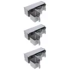 3 Sets Dish Dry Rack Spice Drawer Organizer Wall Mounted Seasoning Box