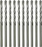 Drywall Cutout Bit 1/8 inch HSS M2 Guided Point Router Cut Out Drill Bit Rotary Tool Cutting Gypsum Wall-10Pcs