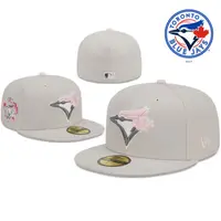 在飛比找蝦皮購物優惠-Mlb Blue Jays 男式棒球帽運動不可調節後扣大頭帽