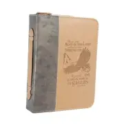 Bible Cover XXL - Brown Wings of Eagles - Isaiah 40:31