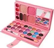 Makeup Kit for Boys and Girls Colors Eye Shadow Palette Long-lasting Non-fly Powder Makeup